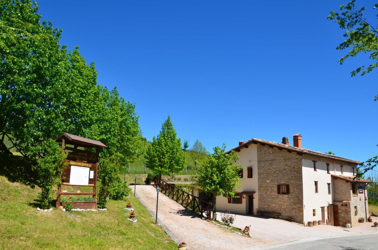 Agriturismo Le Castellare Montemonaco Bagian luar foto